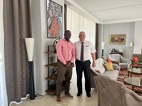 H.E. Mr. Alexey V. POPOV, Ambassador of Russia in Guinea, held a meeting with the General Director of the company «Le vrai goût de Guinée»
