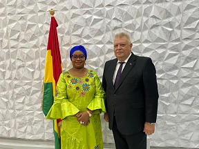 On the meeting the Minister of Fisheries and the Maritime Economy of Guinea