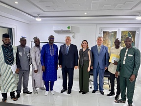 On the meeting with the Director General of the National Service of External Scholarships of Guinea