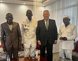 On the meeting with the President of the Association of Post-university Executives of Guinea