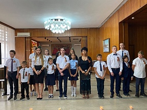 On the children's concert held at the Embassy on the occasion of the Victory Day celebration On the children's concert held at the Embassy on the occasion of the Victory Day celebration