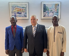 On the meeting with representatives of the Union of associations of graduates of Russian and Soviet universities in Guinea