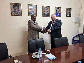 S.E.M. Alexey V. POPOV, Ambassadeur de Russie en Guinée, a visité l’Ambassade de l'Afrique du Sud à Conakry