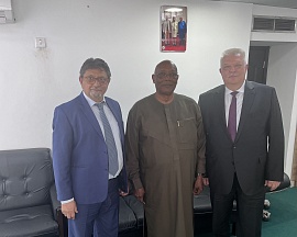 On the meeting with Hon. Dr. Abass Chernor Bundu, Speaker of Sierra Leone Parliament On the meeting with Hon. Dr. Abass Chernor Bundu, Speaker of Sierra Leone Parliament
