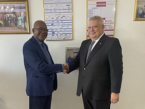 On the meeting of the Russian Ambassador with the leaders of the Chamber of Mines of Guinea
