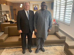On the meeting with H.E.Mr. Timothy Musa Kabba, Minister of Foreign Affairs and International Cooperation of Sierra Leone