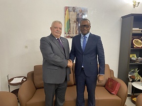 On the meeting with H.E. Mr. Aboubacar Camara, Minister of Energy, Hydraulics and Hydrocarbons of Guinea