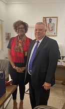 H.E. Mr. Alexey V. POPOV, Ambassador of Russia in Guinea, held a meeting with the Director General of the Private Investment Promotion Agency of Guinea