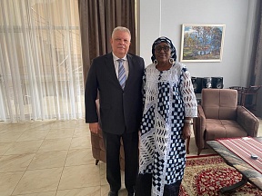 H.E. Mr. Alexey V. POPOV, Ambassador of Russia in Guinea, held a meeting with the Director General of the Guinean Phytosanitary Control Service