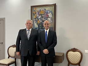 On the meeting with H.E.Mr. Hassan EL-NASHAR, Ambassador of the Arab Republic of Egypt in Guinea