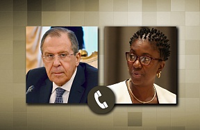 S.E.M. Sergueï LAVROV, Ministre des Affaires étrangères de la Fédération de Russie, a eu une conversation téléphonique avec S.E.Mme. Nabeela TUNIS, Ministre des Affaires étrangères et de la Coopération internationale de la République de Sierra Leone S.E.M. Sergueï LAVROV, Ministre des Affaires étrangères de la Fédération de Russie, a eu une conversation téléphonique avec S.E.Mme. Nabeela TUNIS, Ministre des Affaires étrangères et de la Coopération internationale de la République de Sierra Leone