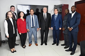 H.E.Mr. Alexey V. POPOV, Ambassador of Russia in Guinea, visited the UNDP office in Conakry