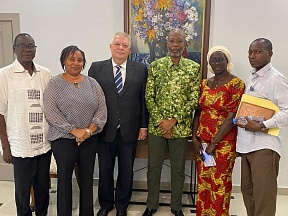 On the meeting with the Head of the National Department for the Promotion of the private sector in Guinea