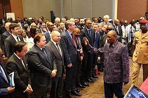 Russian Ambassador Vadim RAZUMOVSKIY’s Participation in the Opening Ceremony of the 6th Mining Symposium of Guinea 
