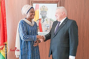 Sur la rencontre avec S.E.Mme Aminata Kaba, Ministre de l’Enseignement Technique, de la Formation Professionnelle et de l’Emploi de Guinée