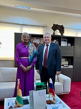 La visite de courtoisie à la Ministre de l'Enseignement Supérieur, de la Recherche Scientifique et de l'Innovation de Guinée