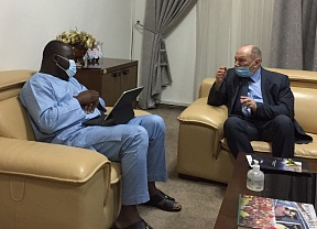 S.E.M. Vadim RAZUMOVSKIY a rencontré Ministre Ibrahima Khalil KABA S.E.M. Vadim RAZUMOVSKIY a rencontré Ministre Ibrahima Khalil KABA