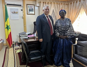 H.E. Mr. Alexey V. POPOV, Ambassador of Russia in Guinea, held a meeting with the Dean of the diplomatic corps in Conakry